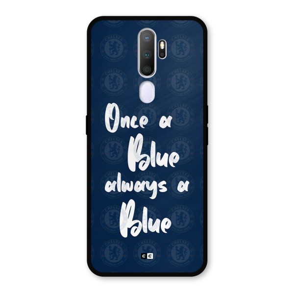 Always A Blue Metal Back Case for Oppo A5 (2020)