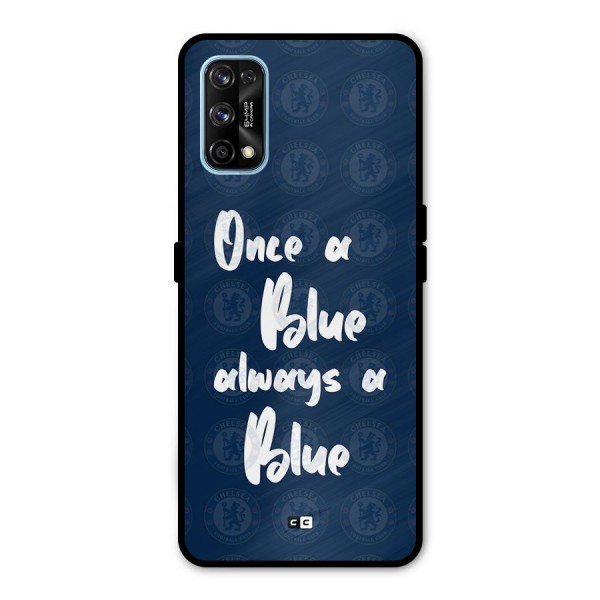 Always A Blue Metal Back Case for Realme 7 Pro