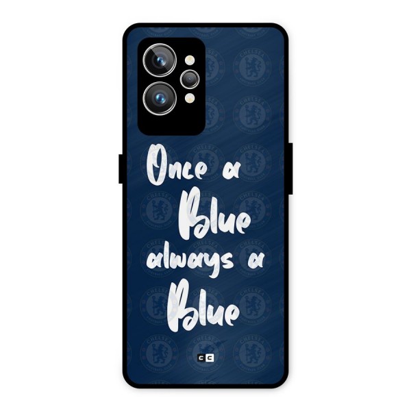 Always A Blue Metal Back Case for Realme GT2 Pro