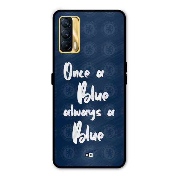 Always A Blue Metal Back Case for Realme X7