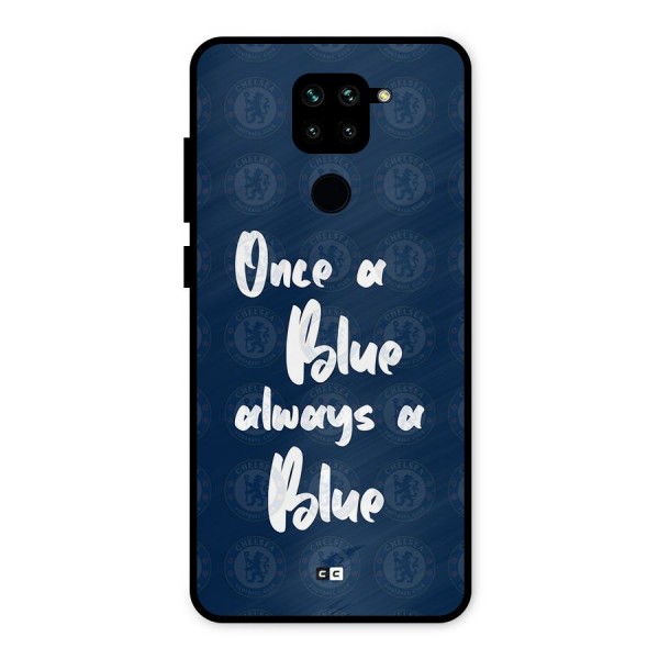 Always A Blue Metal Back Case for Redmi Note 9