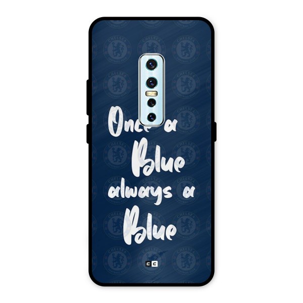 Always A Blue Metal Back Case for Vivo V17 Pro