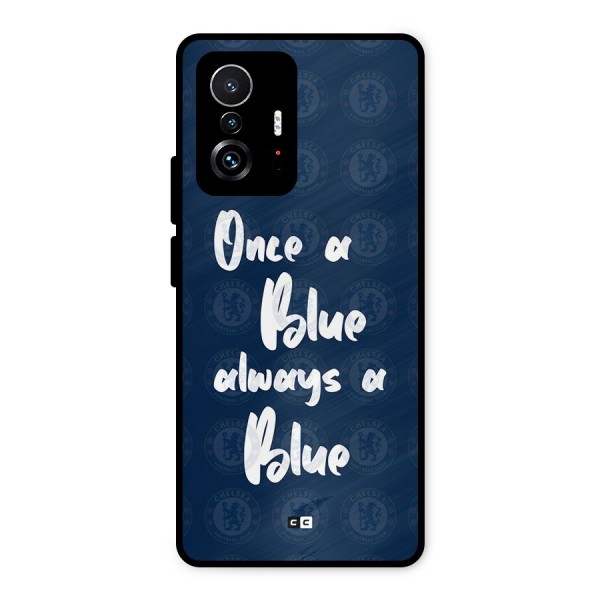 Always A Blue Metal Back Case for Xiaomi 11T Pro