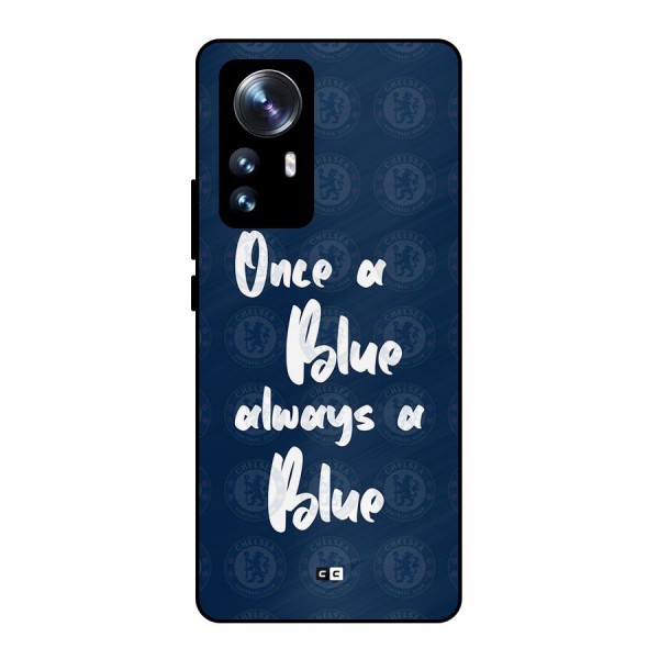 Always A Blue Metal Back Case for Xiaomi 12 Pro