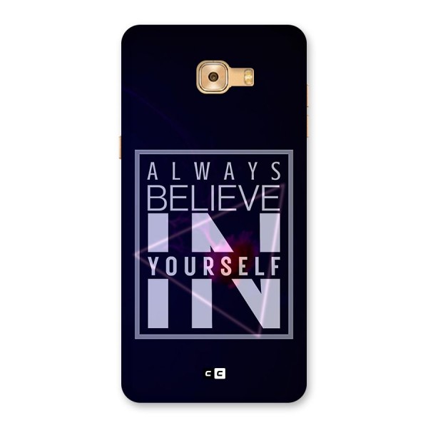 Always Believe in Yourself Back Case for Galaxy C9 Pro