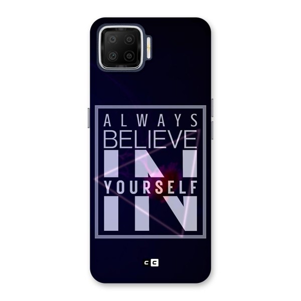 Always Believe in Yourself Back Case for Oppo F17