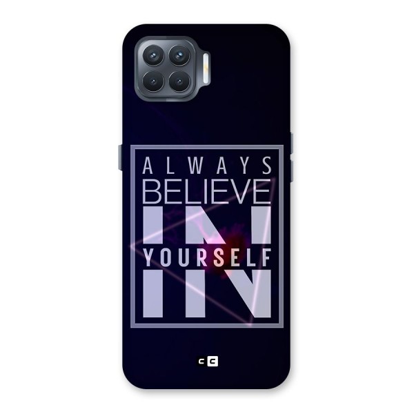 Always Believe in Yourself Back Case for Oppo F17 Pro