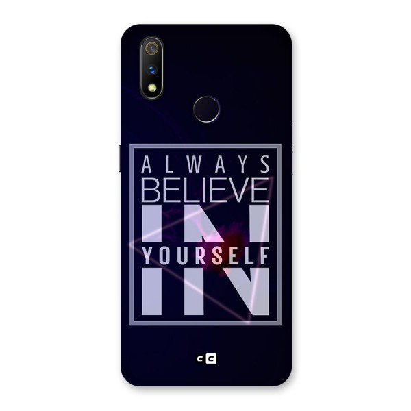 Always Believe in Yourself Back Case for Realme 3 Pro