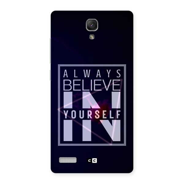 Always Believe in Yourself Back Case for Redmi Note