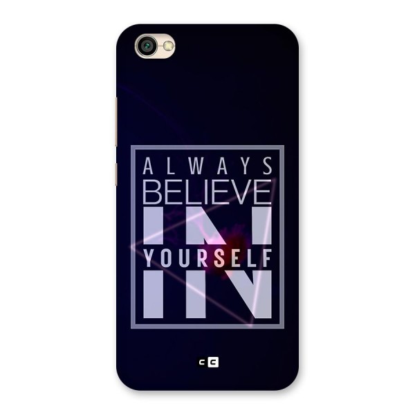 Always Believe in Yourself Back Case for Redmi Y1 Lite