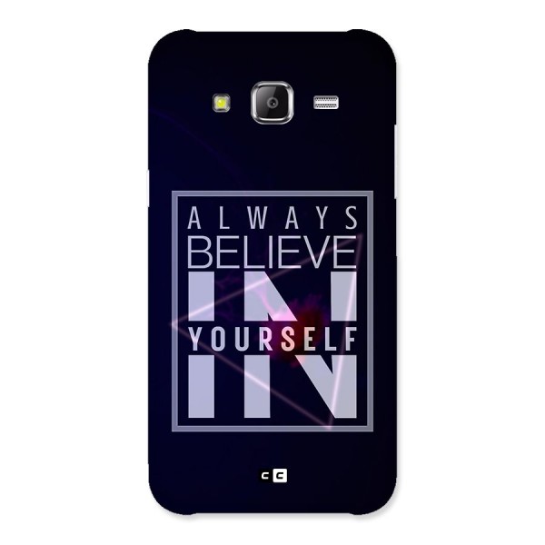 Always Believe in Yourself Back Case for Samsung Galaxy J5