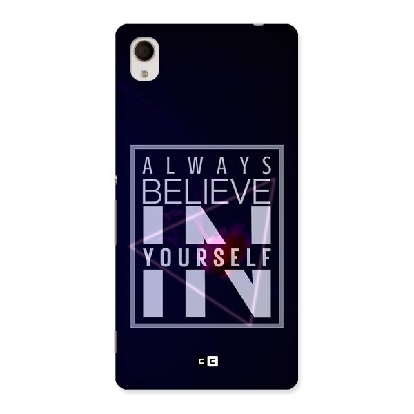 Always Believe in Yourself Back Case for Sony Xperia M4