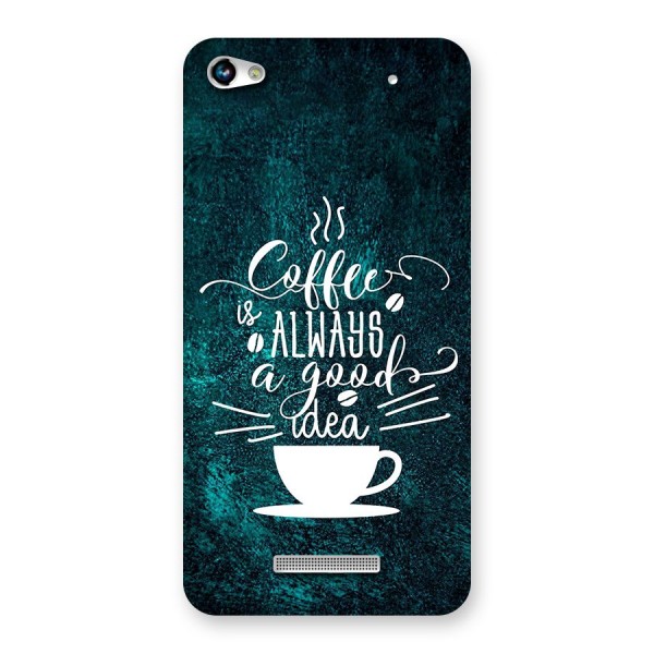 Always Coffee Back Case for Canvas Hue 2 A316