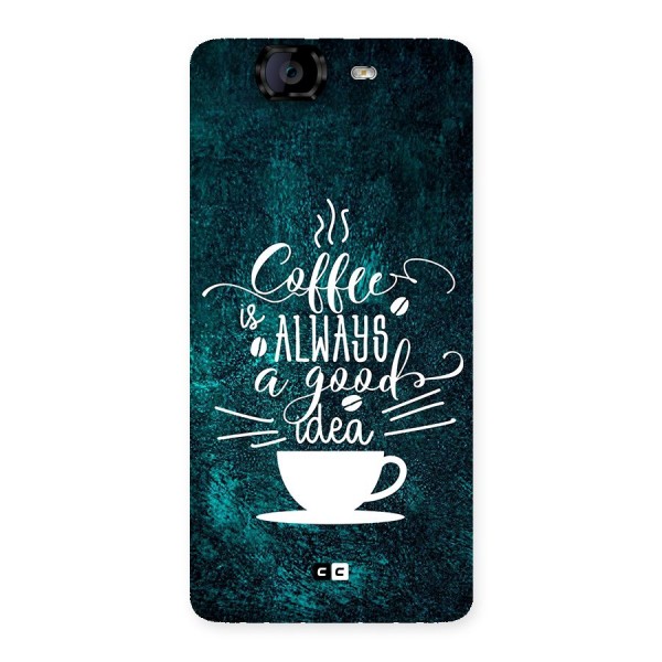 Always Coffee Back Case for Canvas Knight A350