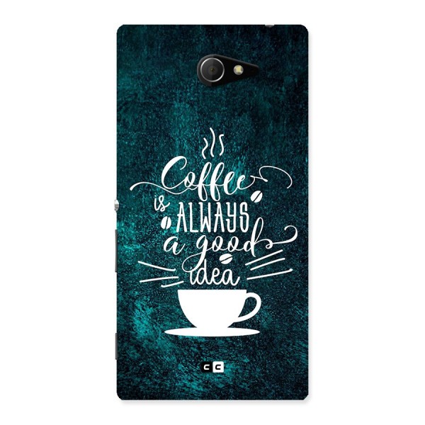 Always Coffee Back Case for Xperia M2