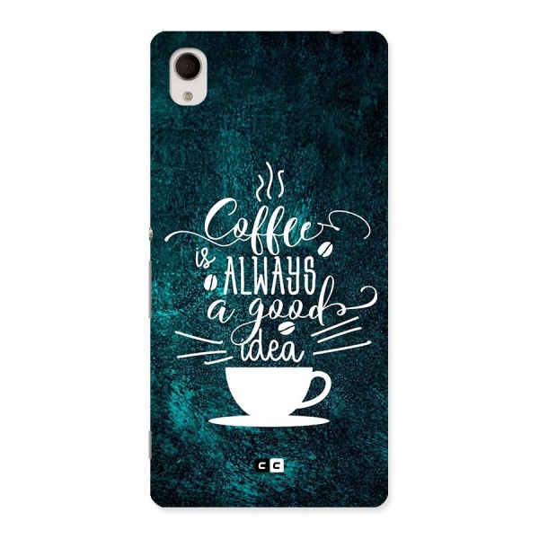 Always Coffee Back Case for Xperia M4 Aqua