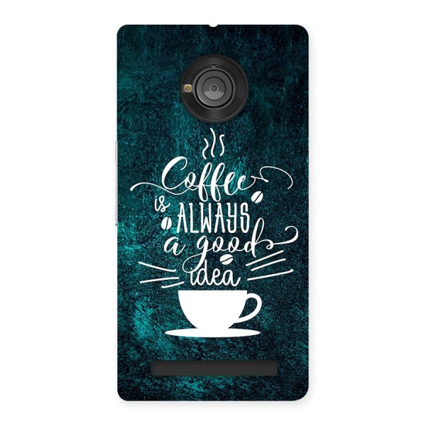 Always Coffee Back Case for Yuphoria