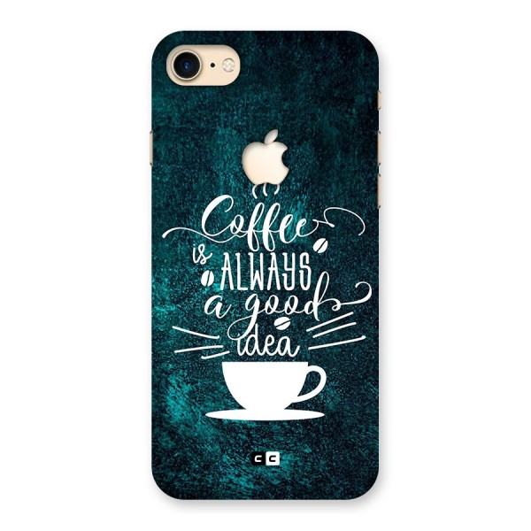 Always Coffee Back Case for iPhone 7 Apple Cut