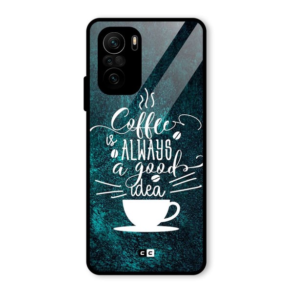 Always Coffee Glass Back Case for Mi 11x