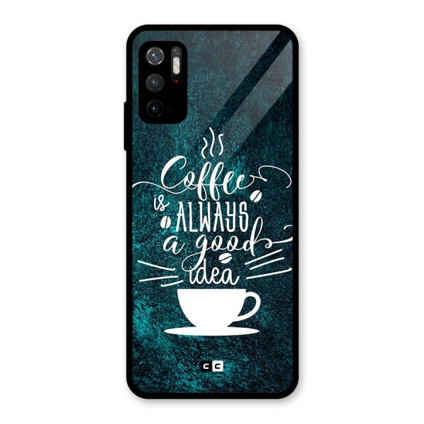 Always Coffee Glass Back Case for Poco M3 Pro 5G