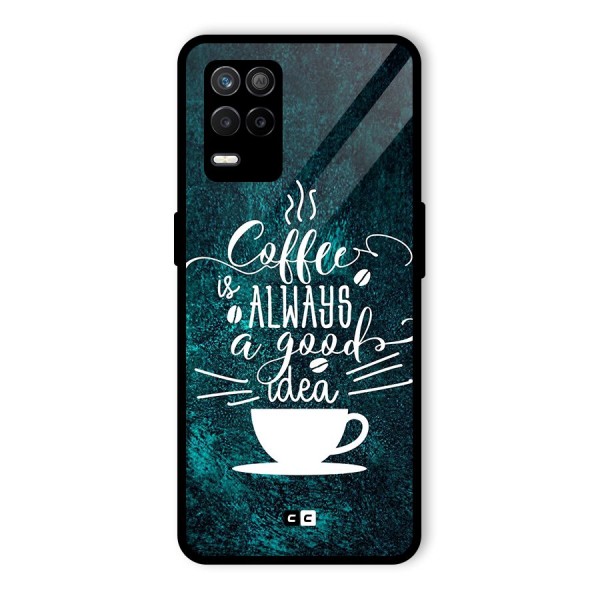Always Coffee Glass Back Case for Realme 8s 5G