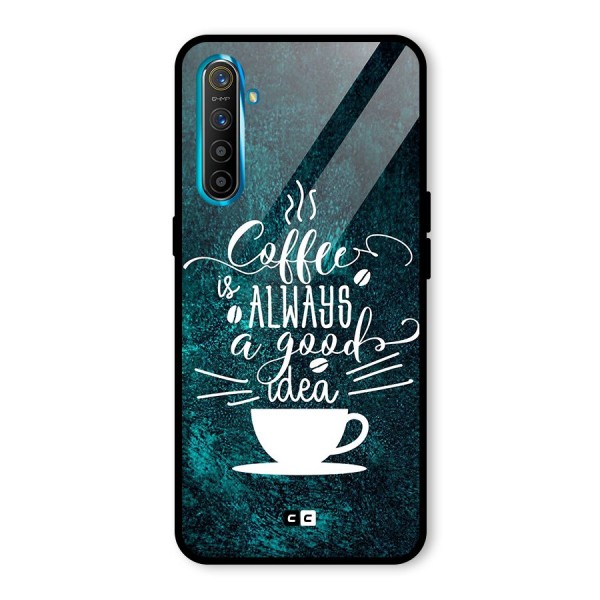 Always Coffee Glass Back Case for Realme XT