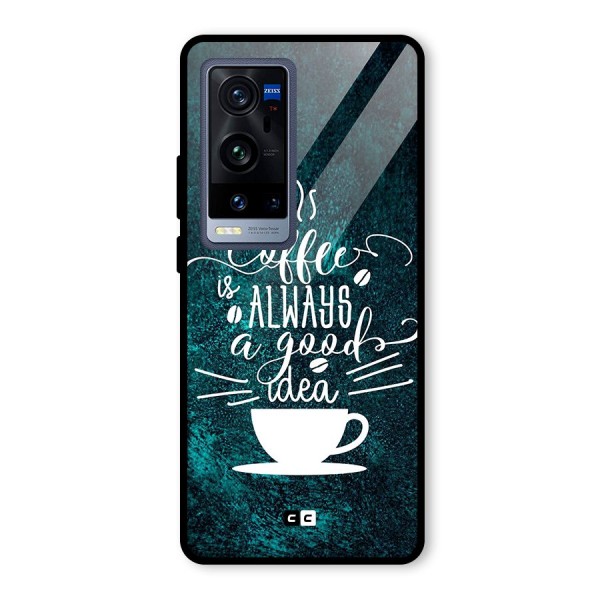 Always Coffee Glass Back Case for Vivo X60 Pro Plus