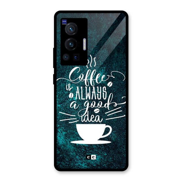 Always Coffee Glass Back Case for Vivo X70 Pro