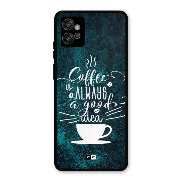 Always Coffee Metal Back Case for Moto G32