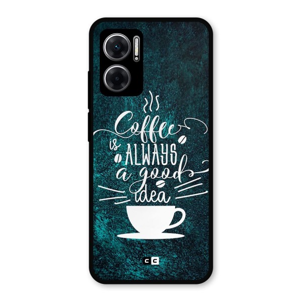 Always Coffee Metal Back Case for Redmi 11 Prime 5G