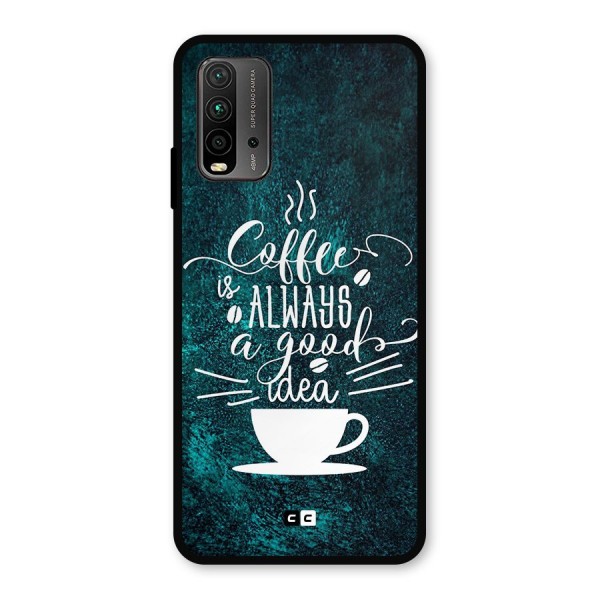 Always Coffee Metal Back Case for Redmi 9 Power