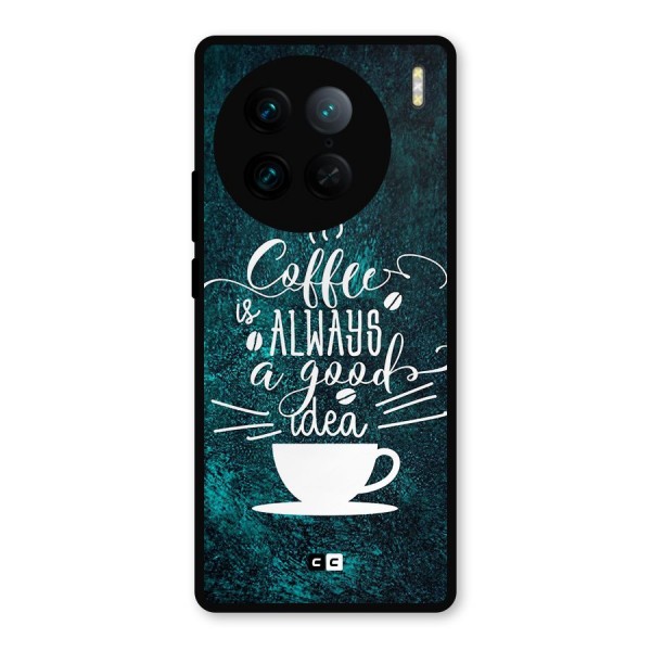 Always Coffee Metal Back Case for Vivo X90 Pro