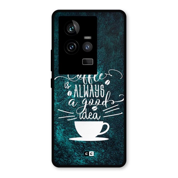 Always Coffee Metal Back Case for iQOO 11 5G