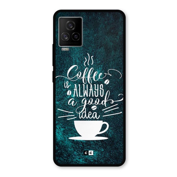 Always Coffee Metal Back Case for iQOO 7 Legend 5G