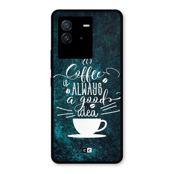 Always Coffee Metal Back Case for iQOO Neo 6 5G