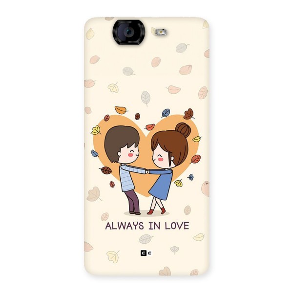 Always In Love Back Case for Canvas Knight A350