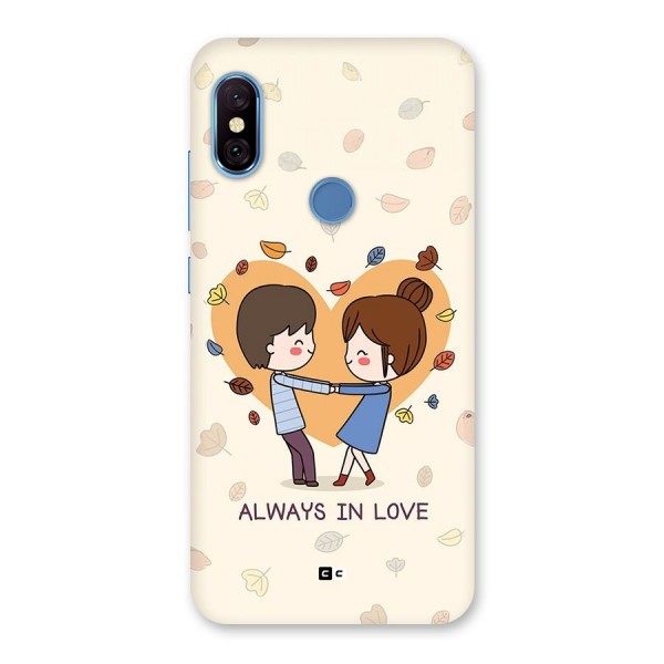 Always In Love Back Case for Redmi Note 6 Pro