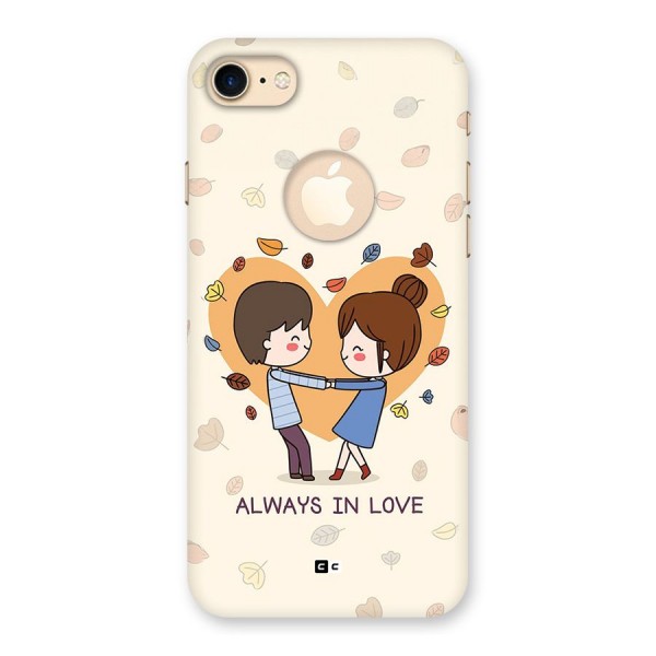 Always In Love Back Case for iPhone 8 Logo Cut