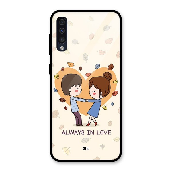 Always In Love Glass Back Case for Galaxy A50s