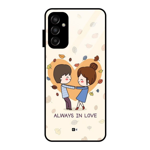 Always In Love Glass Back Case for Galaxy F13