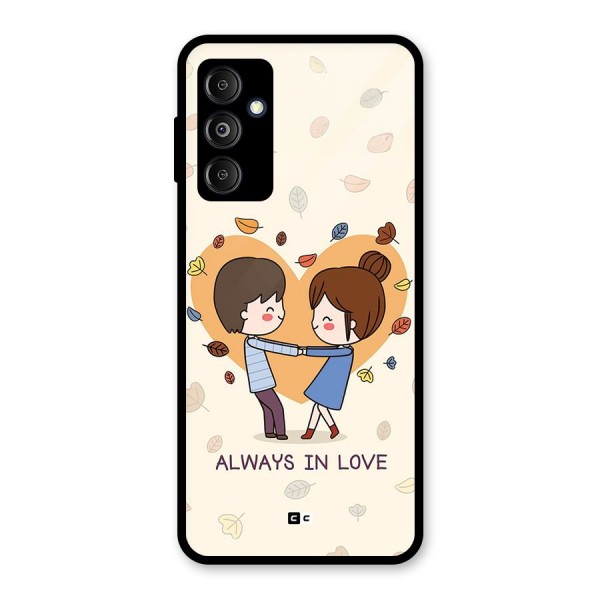 Always In Love Glass Back Case for Galaxy M14 5G