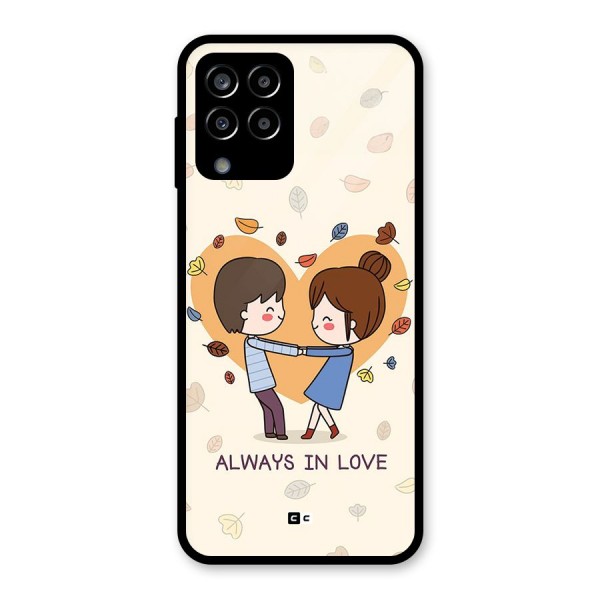 Always In Love Glass Back Case for Galaxy M33