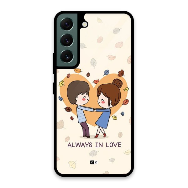 Always In Love Glass Back Case for Galaxy S22 5G