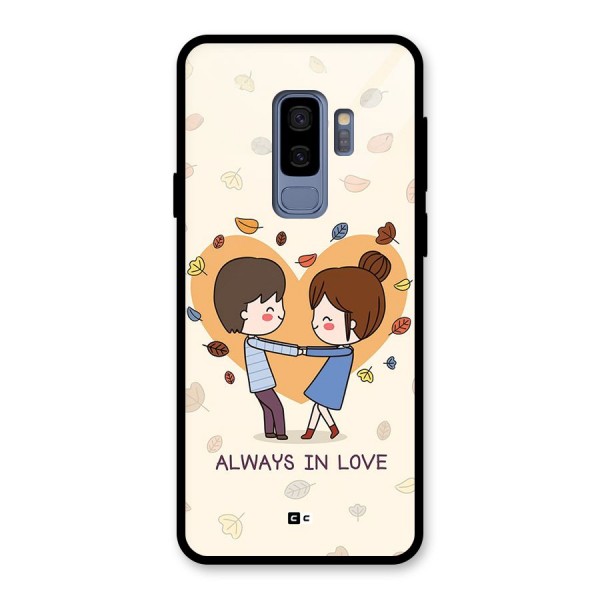 Always In Love Glass Back Case for Galaxy S9 Plus