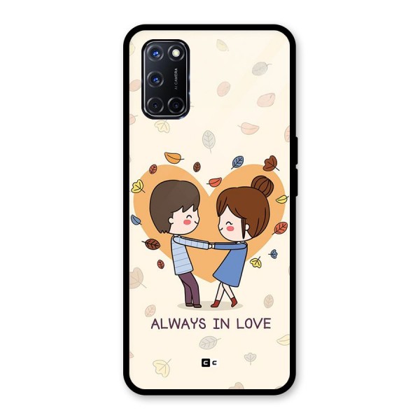 Always In Love Glass Back Case for Oppo A52