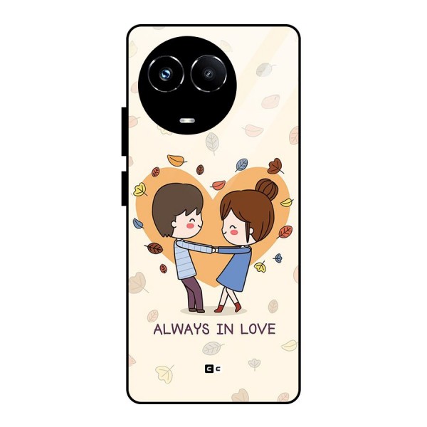 Always In Love Glass Back Case for Realme 11X