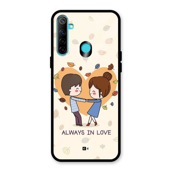 Always In Love Glass Back Case for Realme 5