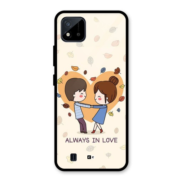 Always In Love Glass Back Case for Realme C11 2021