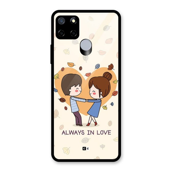 Always In Love Glass Back Case for Realme C12