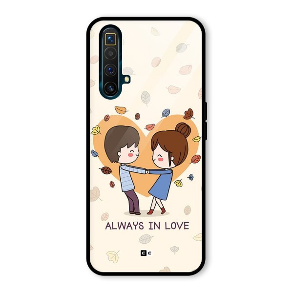 Always In Love Glass Back Case for Realme X3 SuperZoom